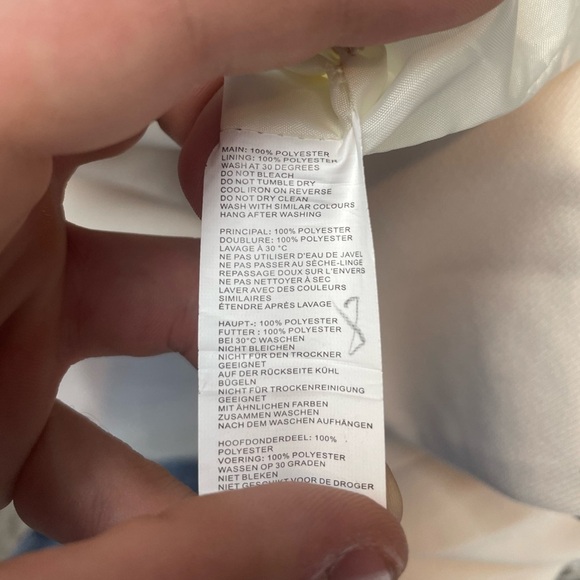 NWT Nasty Gal Tie Sleeve Oversized Blazer in Cream Size 2 - Picture 7 of 8